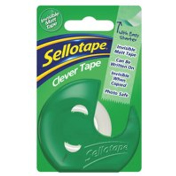 Sellotape Clever Tape And Dispenser 18Mm X 25M Pack 6 - 1766010 1766010
