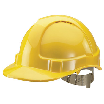 Comfort Vented Safety Helmet Yellow BBVSHY BRG10036