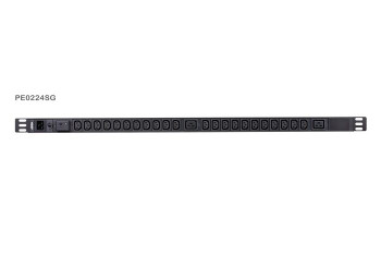 Aten PE0224SG-AT-G 24-Outlet 0U Basic PDU with PE0224SG-AT-G