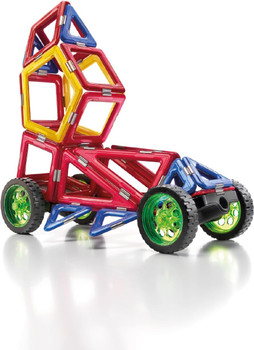 GeoSmart RoboRacer Magnetic Construction Set 36 Pieces Ages 3+ Years GEO216