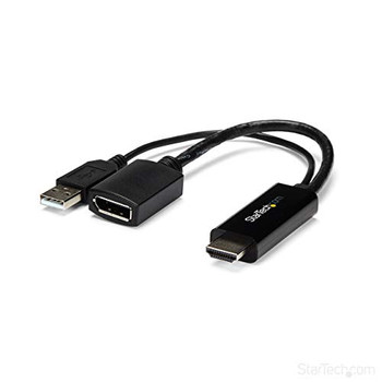 StarTech.com HDMI to DisplayPort Adaptor Black HD2DP HD2DP StarTech.com HDMI to DisplayPort Adaptor Black HD2DP HD2DP