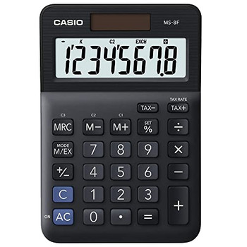 Casio MS-8F Mini Desk Calculator MS8F Casio MS-8F Mini Desk Calculator MS8F