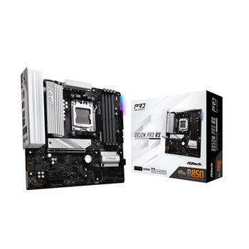 Asrock B850M PRO RS Amd Am5 Socket Motherboard Micro-Atx 4X Ddr5 Slots 3X M.2 So B850M Pro RS