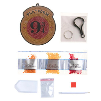 Craft Buddy Crystal Art Bag Charm Keychain Harry Potter Platform 9 3/4 CABC-HPS003