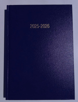 Valuex Academic Mid Year A5 Week To View Diary 2025/2026 Blue - A53 Blue A53E BLUE