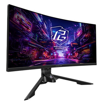 Asrock 34" Wqhd Curved Gaming Monitor PG34QRT2B 3440 X 1440 1Ms 2 Hdmi 2 Dp 180H PG34QRT2B