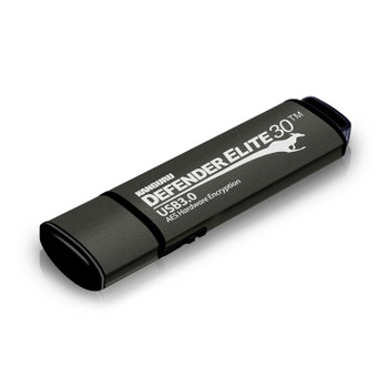 iStorage Kanguru Defender Elite30 Hardware Encrypted Secure SuperSpeed USB 3.0 F KDFE30-32G