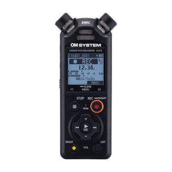 OM Systems LS-P5 Linear PCM Recorder with 2 Extra Batteries LSP5 OM Systems LS-P5 Linear PCM Recorder with 2 Extra Batteries LSP5