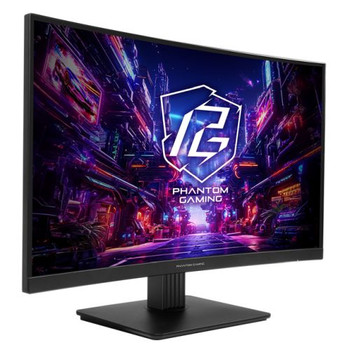 Asrock 27" Phantom Gaming Qhd Curved Gaming Monitor PG27QRT1B 2560 X 1440 1Ms 2 PG27QRT1B