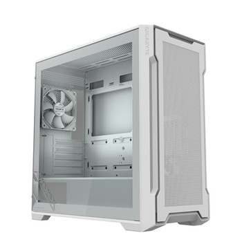 Gigabyte C102 Glass Ice Mid-Tower Case White Tempered Glass Side Panel Usb 3.0 X GB-C102GI