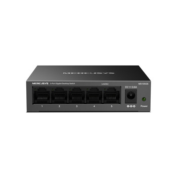 Mercusys 5-Port Gigabit Desktop Switch Unmanaged Gigabit Ethernet 10/100/1000 Fu MS105GS