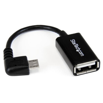 StarTech.com 5 " Right Angle Micro USB to USB OTG Host Adaptor M/F UUSBOTGRA