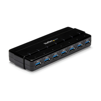 StarTech.com 7 Port SuperSpeed USB 3.0 Hub - Desktop USB Hub with Power Adaptor ST7300USB3B StarTech.com 7 Port SuperSpeed USB 3.0 Hub - Desktop USB Hub with Power Adaptor ST7300USB3B