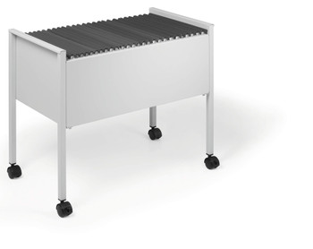 Durable Suspension File Trolley Cart Holds Up To 80 A4 Folders Grey - 309510 - 3 309510