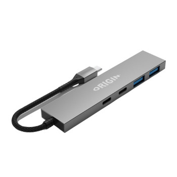 Origin Storage Origin 4 Ports - 2 USB3.2 & 2 Type C Gen1 Hub Wired USB 3.2 Gen 1 OS-HUB-USB3/C