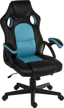 Teknik Kyoto Contemporary Gaming Chair With Fixed Arms Blue - 6995 6995
