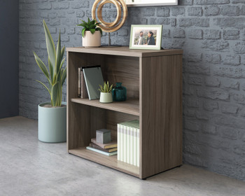 Affiliate 2 Shelf Bookcase W750 X D394 X H743mm Hudson Elm Finish - 5431916 - 5431916