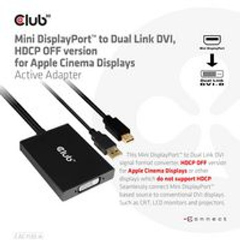Club3D CAC-1130-A Mini Displayport To Dual Link CAC-1130-A