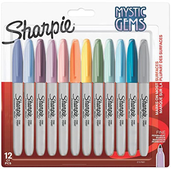 Sharpie Permanent Markers Mystic Gem Special Edition Fine Point Assorted Colours 2157681