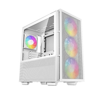 Deepcool Ch560 Wh Micro Atx Case With Tempered Glass Side Panel 1 X Usb 3.0 7 X R-CH560-WHAPE4-G-1