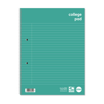 Rhino A4+ College Pad 140 Page Feint Ruled 8Mm With Margin Pack 10 - RCPA4C-6 RCPA4C-6
