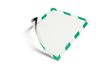 Durable Duraframe Magnetic Security A4 Green/White Pack 5 - 4945131 4945131