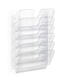 Durable Flexiplus 6 A4 Landscape Literature Holder Transparent - 1700014401 1700014401