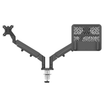 Leitz Ergo Space Saving Dual Monitor & Laptop Arm 65380089 65380089 Leitz Ergo Space Saving Dual Monitor & Laptop Arm 65380089 65380089