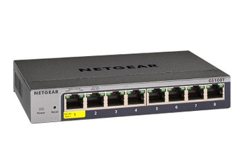 Netgear Gs108t 8 Port Gigabit Ethernet Smart Managed Pro Switch With Cloud Manag GS108T-300UKS