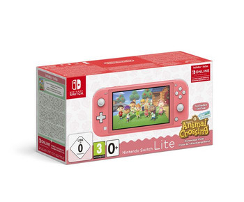 Nintendo 10005232 Switch Lite Coral Animal 10005232