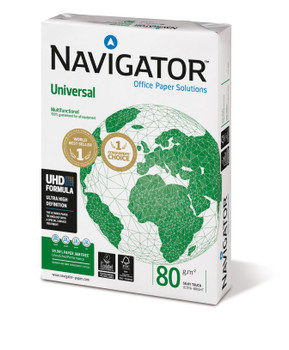 Navigator Universal Paper A4 80Gsm White Box 10 Reams NAVA480x2