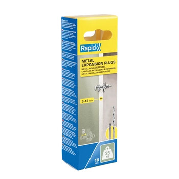Hollow wall anchor for 3-13 mm wall thickness 25 kg load 5001546 5001546