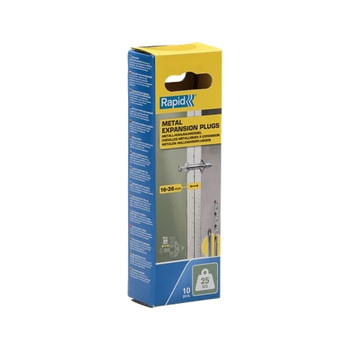 Hollow wall anchor for 16-26 mm wall thickness 25 kg load 5001547 5001547