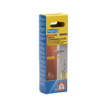 Hollow wall anchor for 6-16 mm wall thickness 40 kg load 5001549 5001549