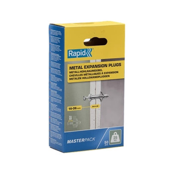 Hollow wall anchor for 16-26 mm wall thickness 25 kg load 5001561 5001561