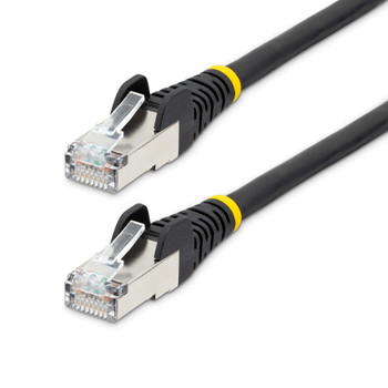 Startech.Com 5M Cat6a Snagless Rj45 Ethernet Black Cable With Strain Reliefs NLBK-5M-CAT6A-PATCH