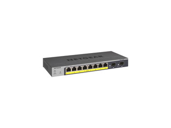 Netgear Gs110tp 8 Port Gigabit Ethernet Poe Pro Smart Managed Switch With 2 Sfp GS110TP-300EUS