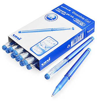 Uni-Ball Erasable Gel Pen Capped Uf-222-07 Blue Pack 12 233767000 233767000 Uni-Ball Erasable Gel Pen Capped Uf-222-07 Blue Pack 12 233767000 233767000