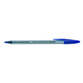 Bic Cristal Exact Ballpoint Pen 0.7Mm Tip 0.28Mm Line Blue Pack 20 992605