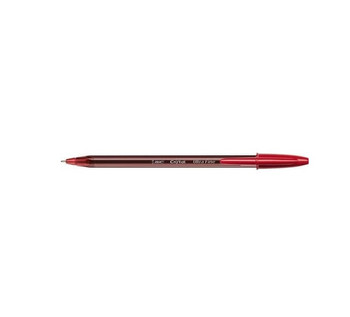 Bic Cristal Exact Ballpoint Pen 0.7Mm Tip 0.28Mm Line Red Pack 20 992604