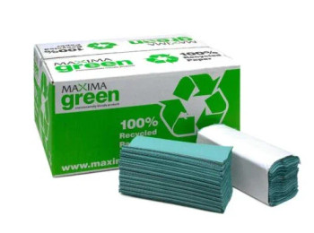 Valuex Hand Towel C Fold 1Ply Green 240 Sheet Pack 12 Or 2880 Total Sheets 11040 1104062