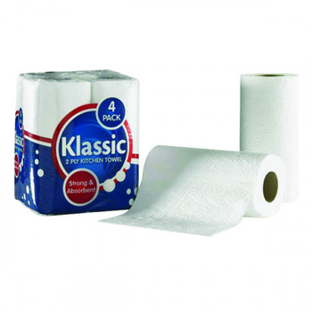 Valuex Kitchen Towel 2 Ply White Pack 24 1105090 KTK24 Valuex Kitchen Towel 2 Ply White Pack 24 1105090 KTK24