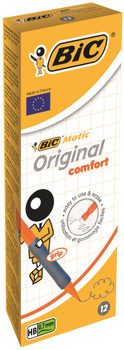 Bic Matic Grip Mechanical Pencil Hb 0.7Mm Lead Assorted Colour Barrel Pack 12 8902841
