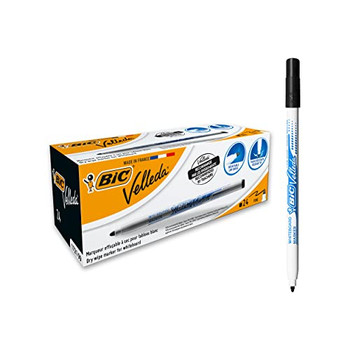 Bic Velleda 1721 Whiteboard Marker Bullet Tip 1.5Mm Line Black Pack 24 841842 Bic Velleda 1721 Whiteboard Marker Bullet Tip 1.5Mm Line Black Pack 24 841842