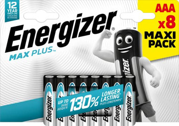 Energizer Max Plus Aaa Alkaline Batteries Pack 8 E303321300