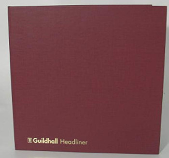 Guildhall Headliner Account Book Casebound 298X305mm 4 Debit 16 Credit 80 Pages 58/4-16Z Guildhall Headliner Account Book Casebound 298X305mm 4 Debit 16 Credit 80 Pages 58/4-16Z