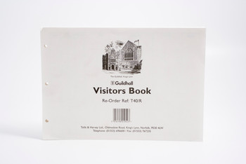 Guildhall Visitor Book Loose Leaf Refills Pack 50 Sheets T40/RZ T40/RZ Guildhall Visitor Book Loose Leaf Refills Pack 50 Sheets T40/RZ T40/RZ