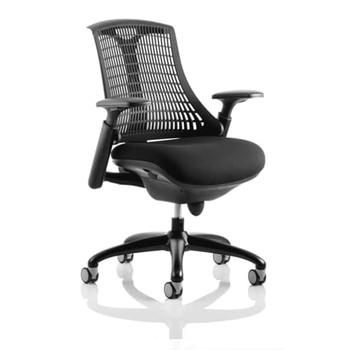 Flex Chair Black Frame With Green Back KC0074 KC0074