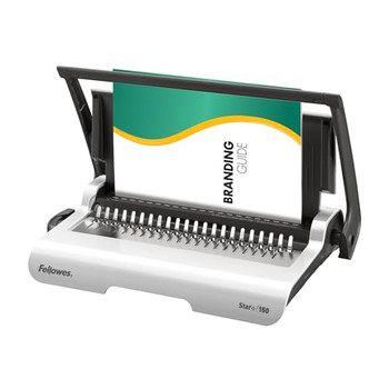 Fellowes Star Plus 150 Manual Comb Binding Machine White/Grey 5627501 5627501 Fellowes Star Plus 150 Manual Comb Binding Machine White/Grey 5627501 5627501