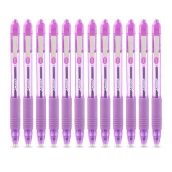 Zebra Z-Grip Smooth Rectractable Ballpoint Pen 1.0Mm Tip Violet Pack 12 22568